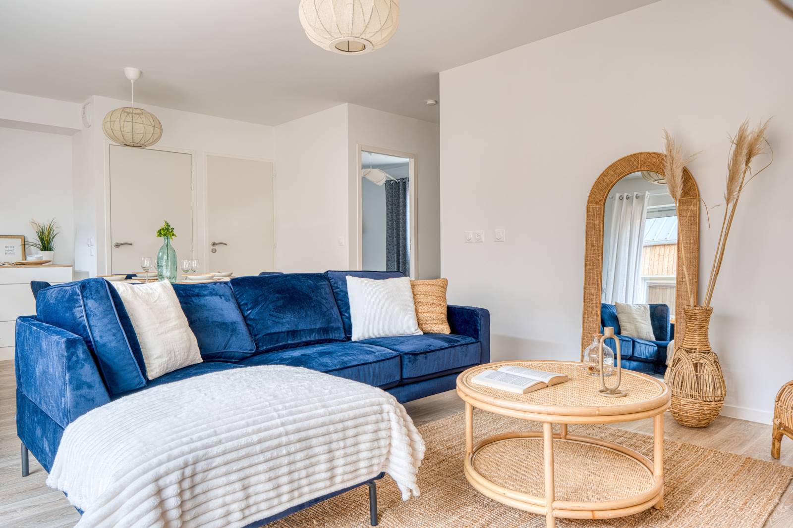 Aménagement appartement T2 témoin à Dompierre sur mer