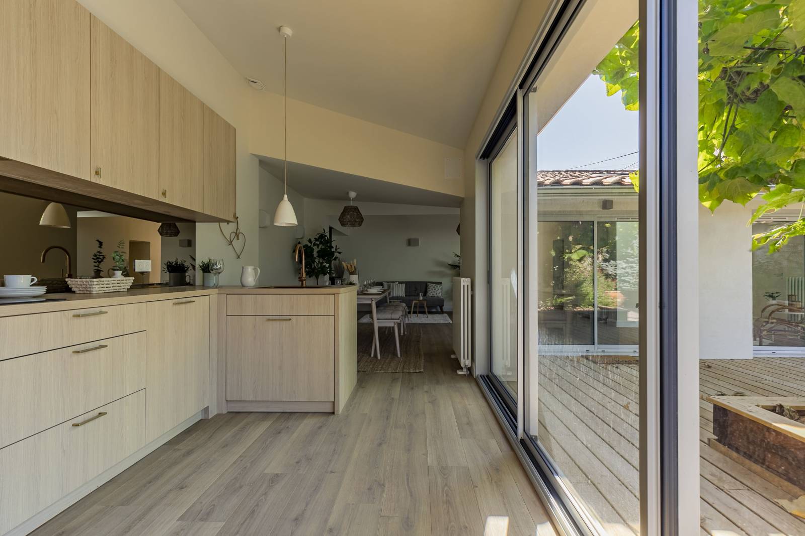 Home staging pièce de vie villa Roquefort la Bedoule