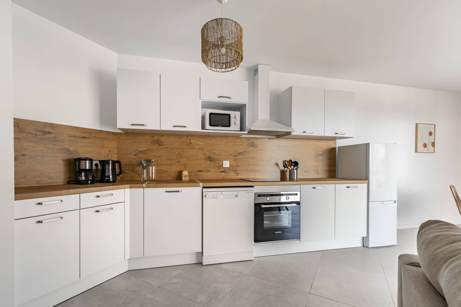 Décoration chaleureuses location meublée Bordeaux