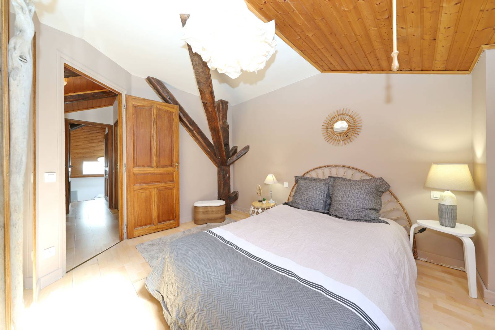 Aménagement en home staging avec ambiances naturelles