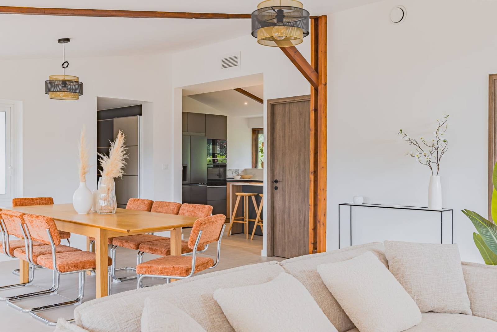 Intérieurs soigneusement agencés grâce au home staging
