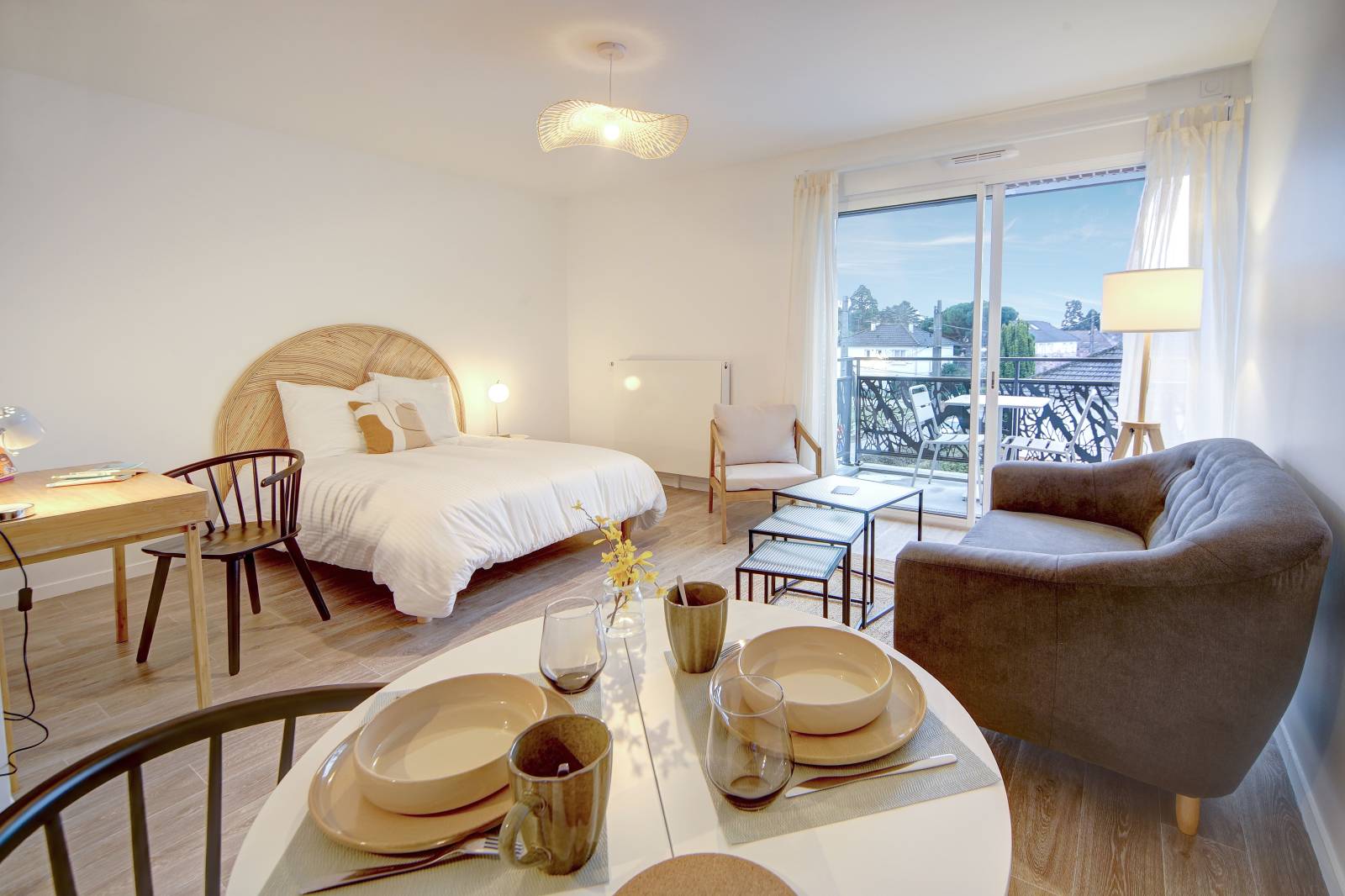 Studio à petit budget meublé à Saint-Jean-le-Blanc