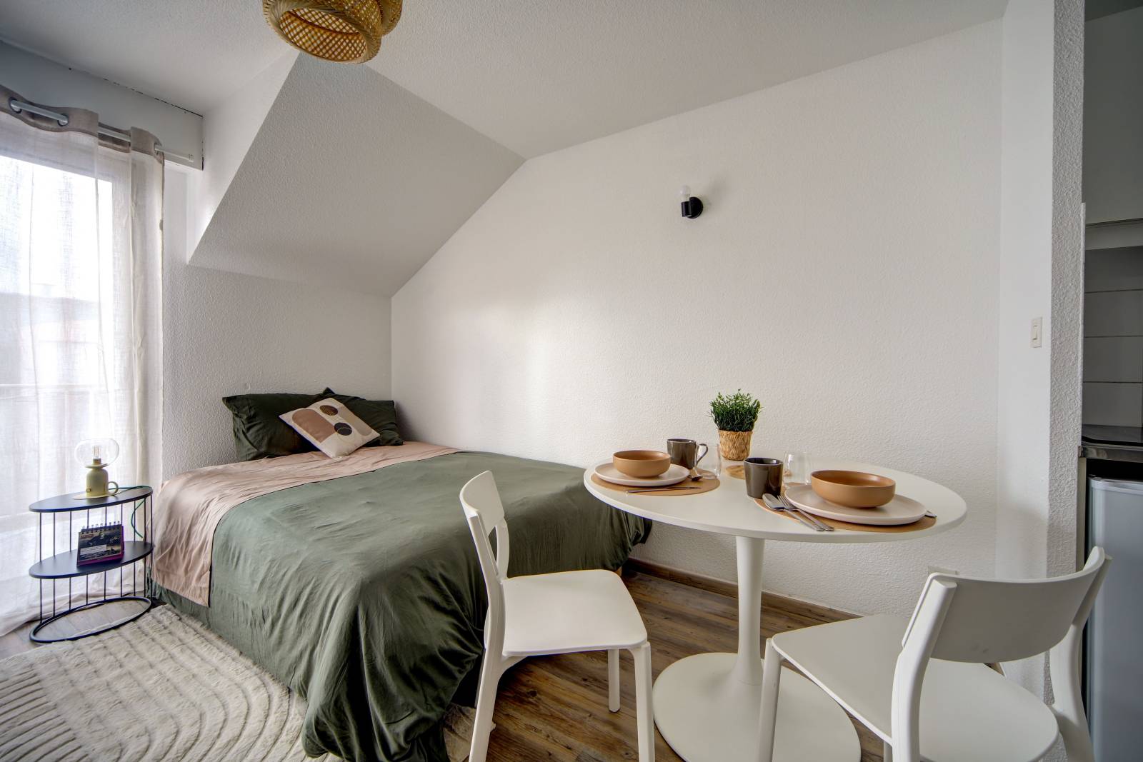 Aménagement de 2 appartements type studio pour la location meublée à Olivet