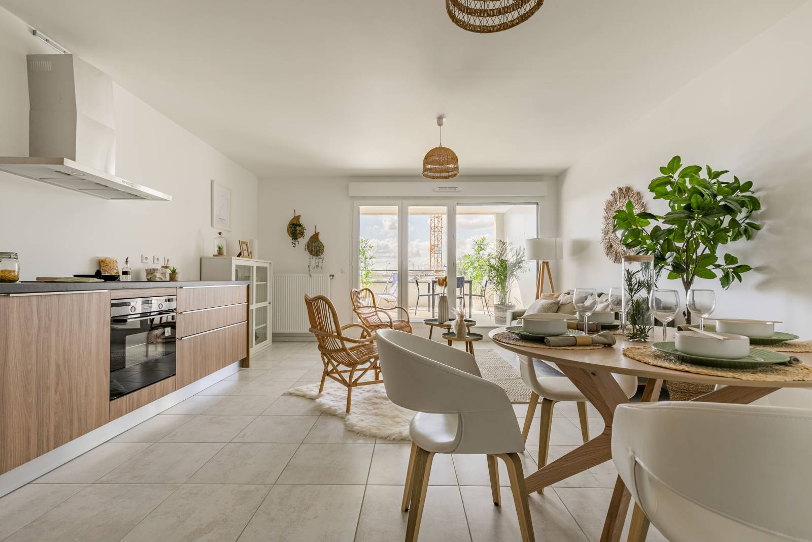 Appartement T3 témoin programme immobilier Toulon