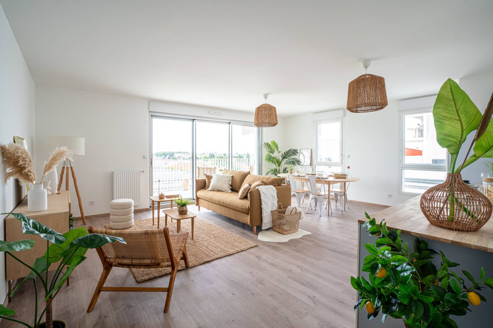 Aménagement de logement témoin pour promoteur immobilier à Grenoble (38000), Isère