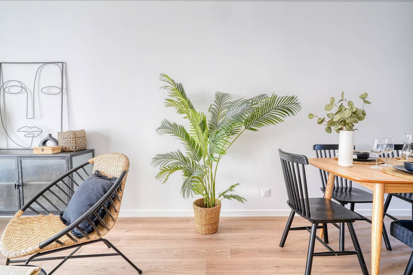 Mise en scène d’un T4 témoin