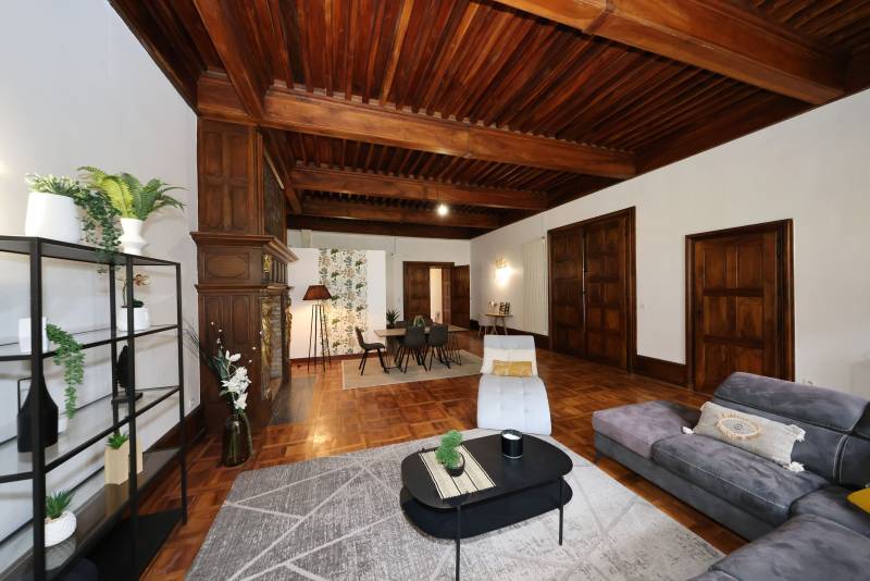 Home staging réel appartement château près de Grenoble
