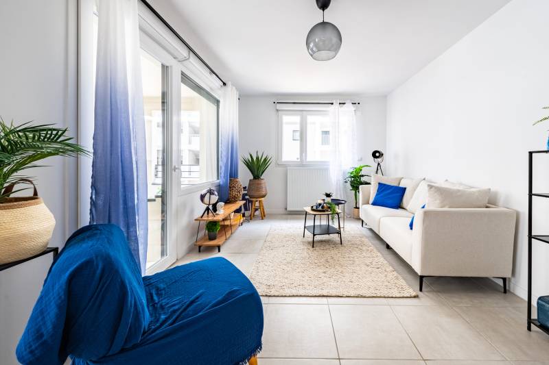 Espace de vie confortable et accueillant pour logement témoin à Dijon