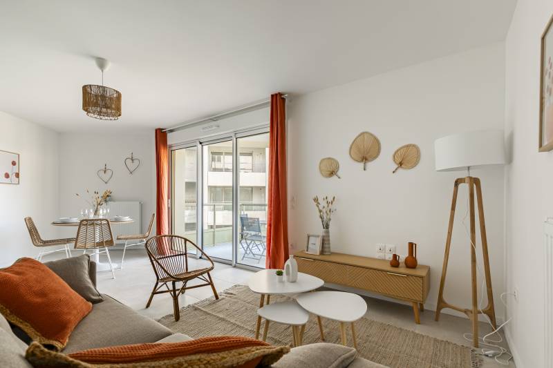 Décoration et agencement épuré et élégant à Bordeaux