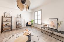 Conception logement témoin appartement T2 Compiègne