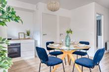 Décoration appartement témoin T2 Dompierre sur mer