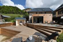Aménagement terrasse extérieur pour vente à Le Sappey
