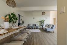 Mise en scène pièce de vie villa