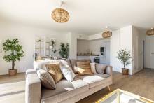 Intérieurs épurés pour logements témoins à Bègles