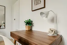 Aménagement intérieur d’une maison rénovée en coliving de 7 chambres à Pessac