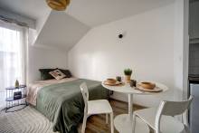 Aménagement de 2 appartements type studio pour la location meublée à Olivet