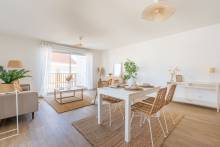 Décoration témoin appartement trois pièces océan