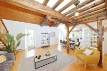 Aménagement de grand salon pour la vente immobilière à Bivier